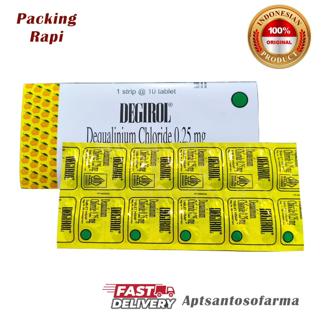 Jual Degirol Tablet Hisap 10 Strip Original BPOM | Obat Sakit ...