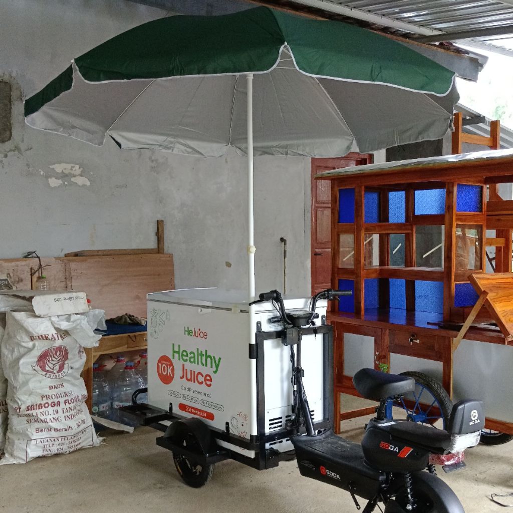 Jual GEROBAK SEPEDA LISTRIK BOX FREEZER | Shopee Indonesia