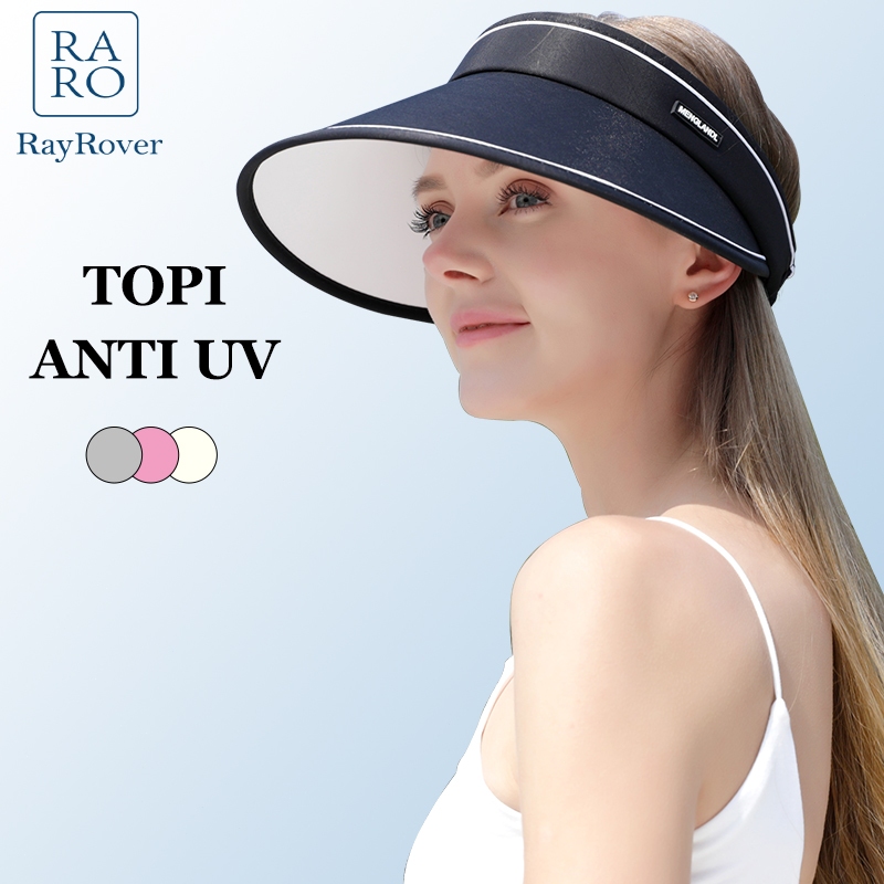 Jual RayRover Topi Wanita Anti-UV Pelindung Matahari Terbuka Bagian ...