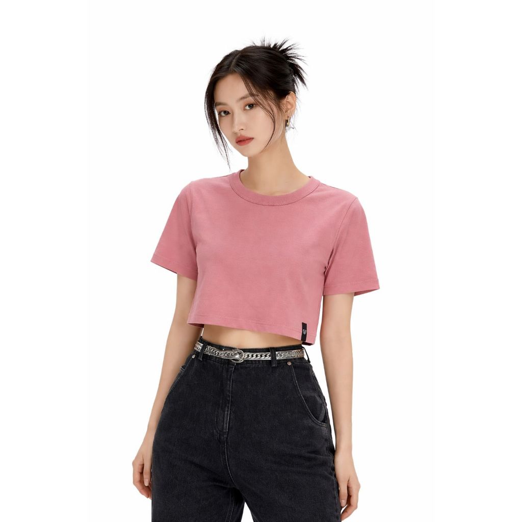 Jual Crop Top Wanita UPTEE Catton Premium 24s Adem, Nyaman, & Stylish ...