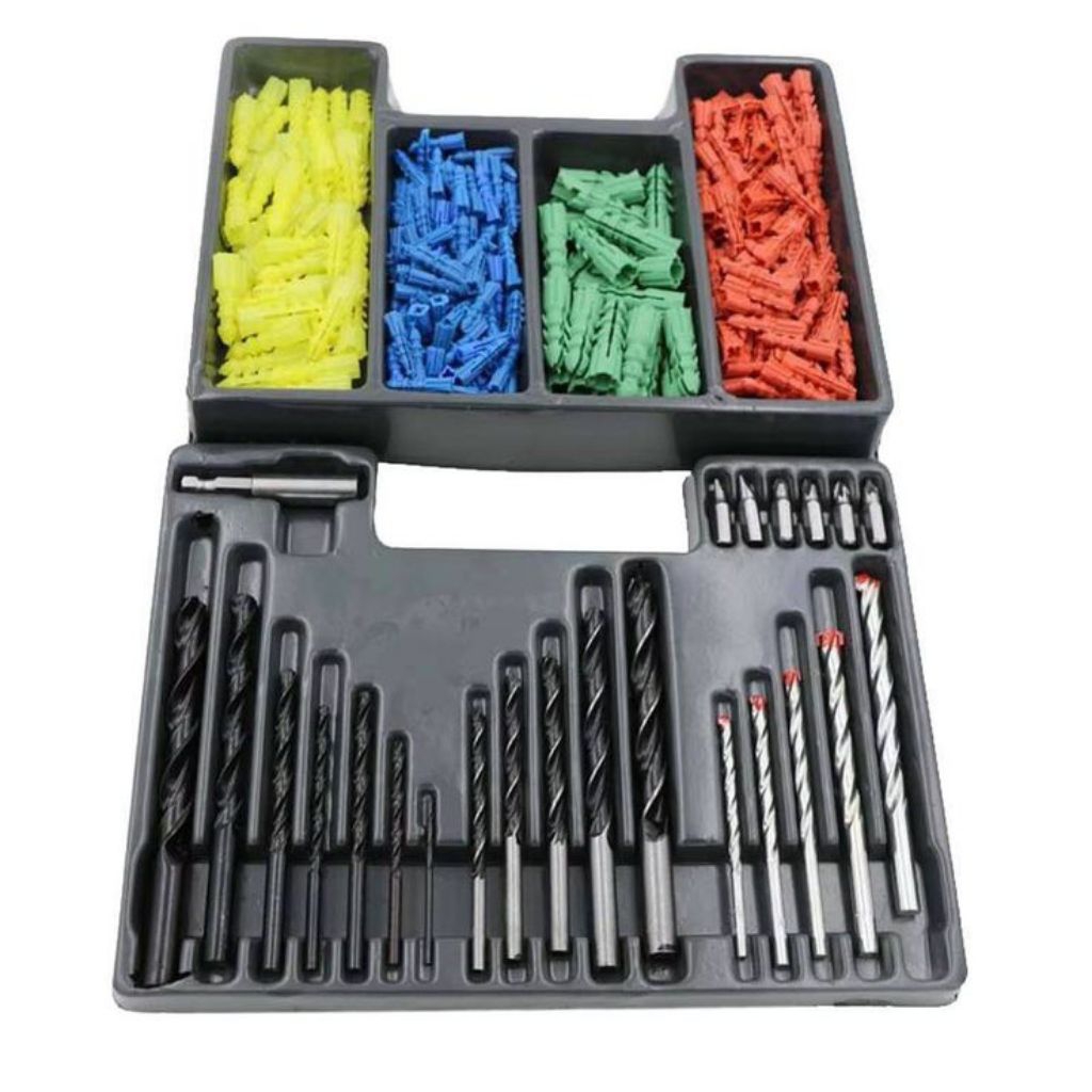 Jual Set Mata Bor Kombinasi 300 Pcs - Kit Mata Bor Beton, Besi, Kayu ...