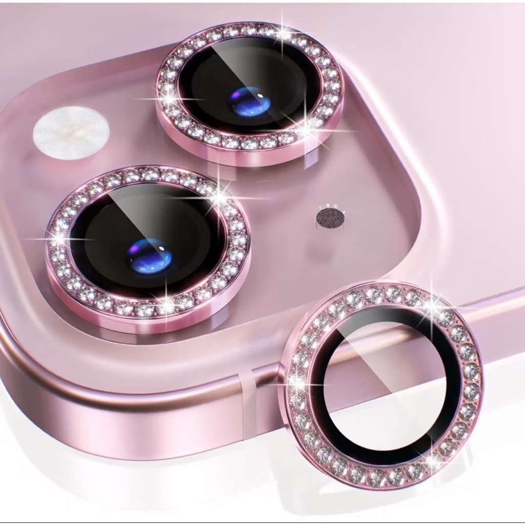 Jual Diamond Blink Ring Camera Lens Protector For iPhone 11 12 13 14 15 ...