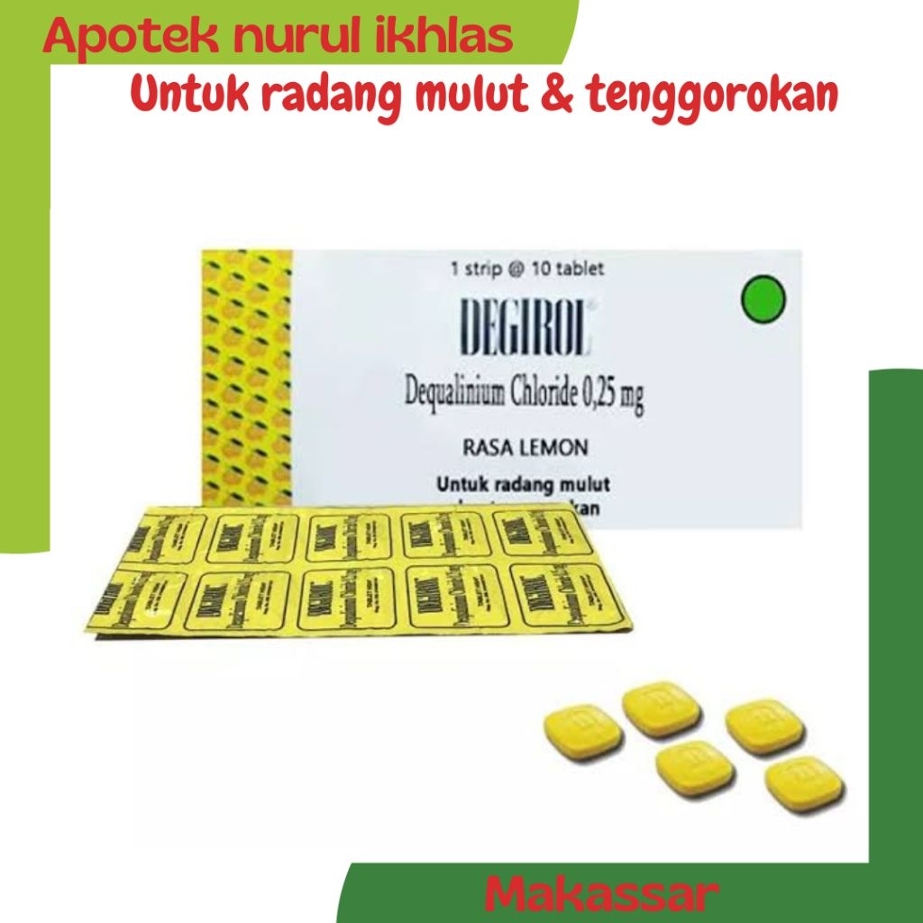 Jual DEGIROL UNTUK RADANG MULUT DAN TENGGOROKAN RASA LEMON all varian ...
