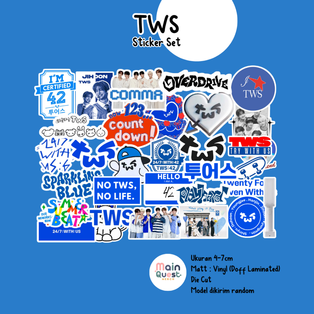 Jual Sticker TWS | Sticker Kpop | Sticker Aesthetic / Sticker Tumblr ...