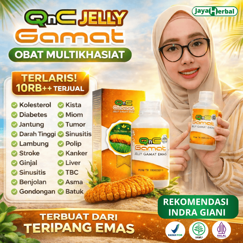 Qnc Jelly Gamat 100% Asli Dan Original 300 ML Obat Kolesterol Diabetes Jantung Darah Tinggi Asam Lambung Stroke Ginjal Batuk TBC Sinusitis Benjolan Kista Miom Tumor Sinus Polip Kanker Jeli Jely Murah  PALING AMPUH Namun Tergantung Kondisi Tubuh
