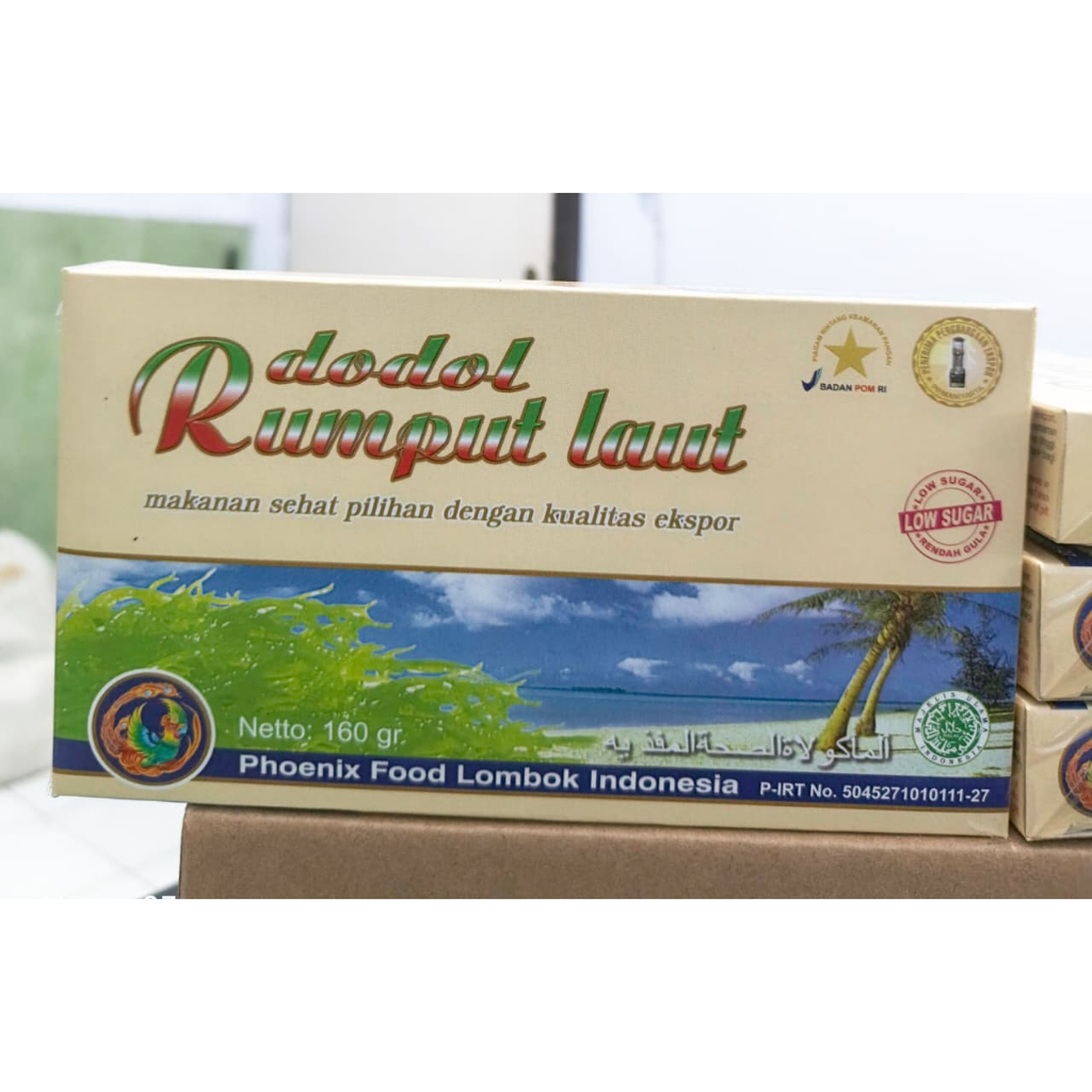 Jual Dodol Rumput Laut Low Sugar Kotak 160 gr | Shopee Indonesia