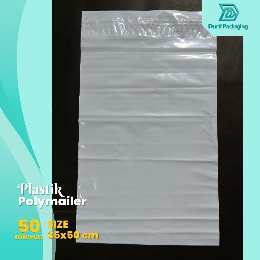 Jual Custom Sablon Plastik Polymailer 35x50 Plastik Packing 50 Micron ...