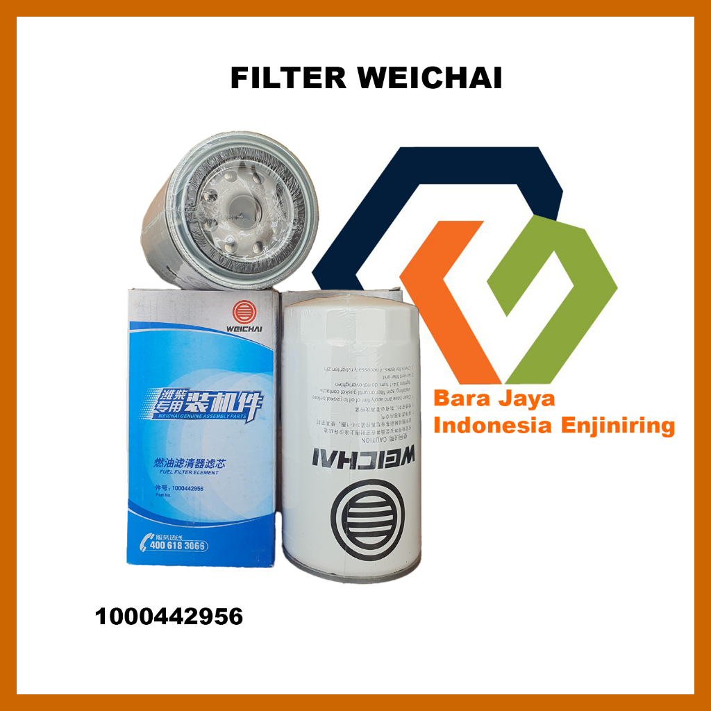 Jual WEICHAI FUEL FILTER 1000442956 FF5622 FF5866 86O113253 86O113256 ...