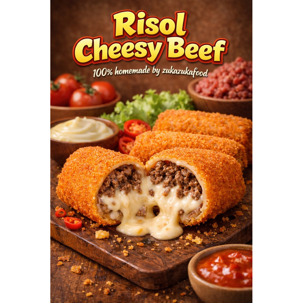 Jual Risol Premium Sultan Cheesy Beef / Wagyu / Risol Viral Bu Tatu ...