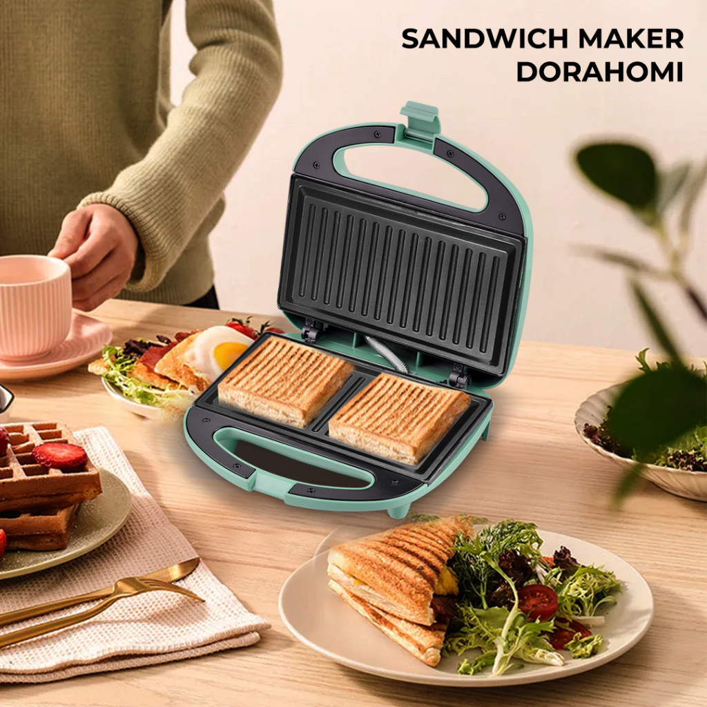Jual Dorahomi Sandwich Maker Toaster Alat Pemanggang Roti Bakar ...