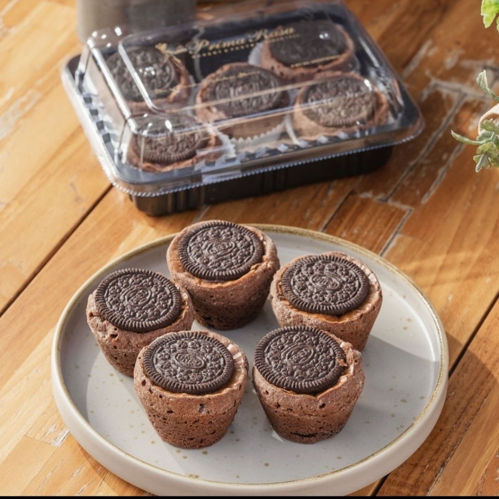 Jual PRIMA RASA Brownies Oreo isi 5 Kue Bolu Oleh-Oleh Bandung Fudgy ...
