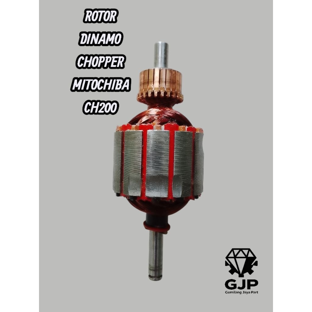 Jual Rotor Dinamo Chopper Mitochiba CH -200 Original | Shopee Indonesia
