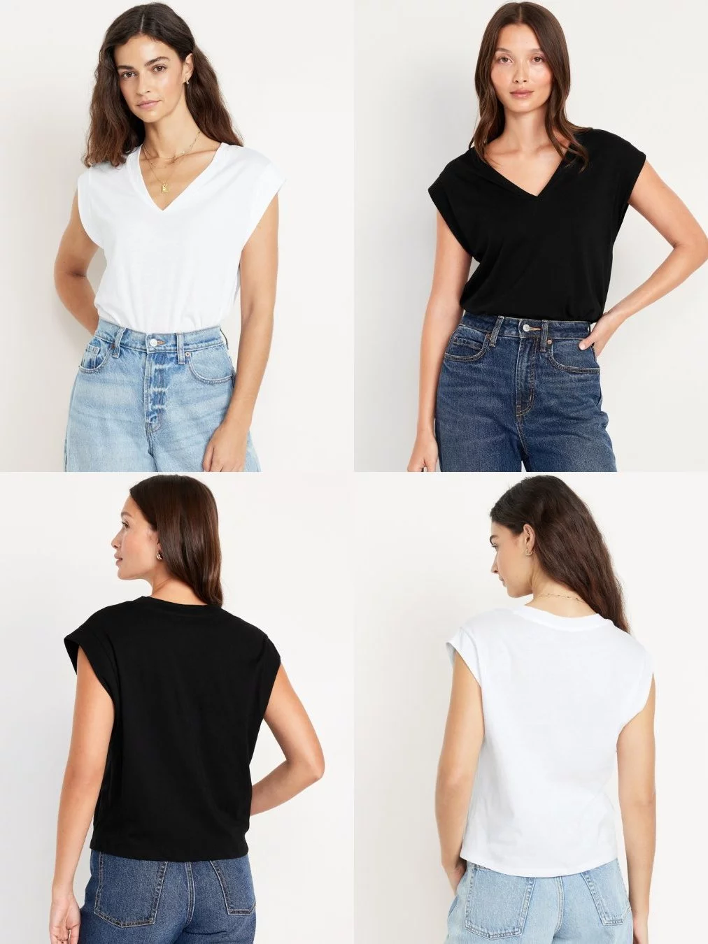 Kaos Basic Kutung OLN Sleeveless V-Neck T-Shirt - 2233