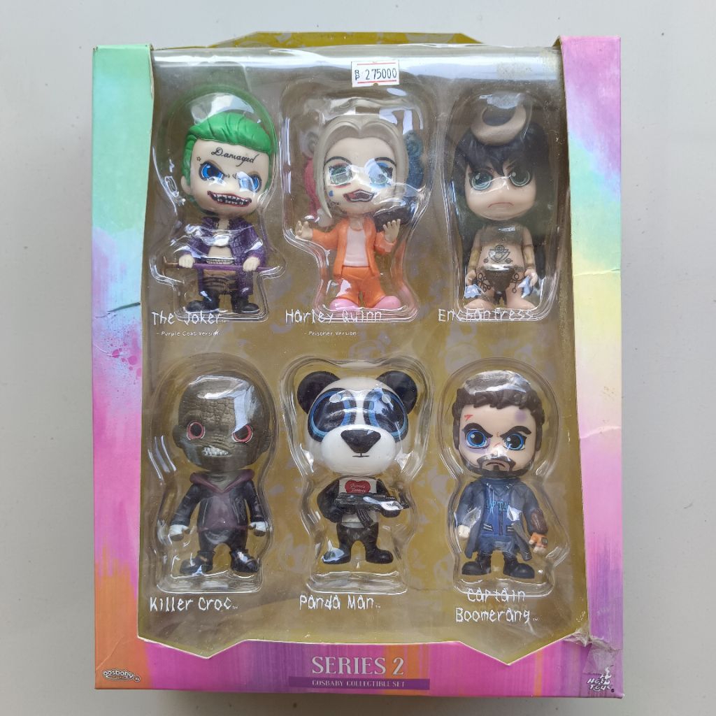 Jual hot toys cosbaby recast suicide squad series 2 set misb