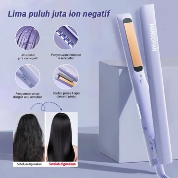 Pengiriman Cepat Keriting Pengeriting Rambut Dengan Layar LCD Pengunci Cerdas PTC Multi Level