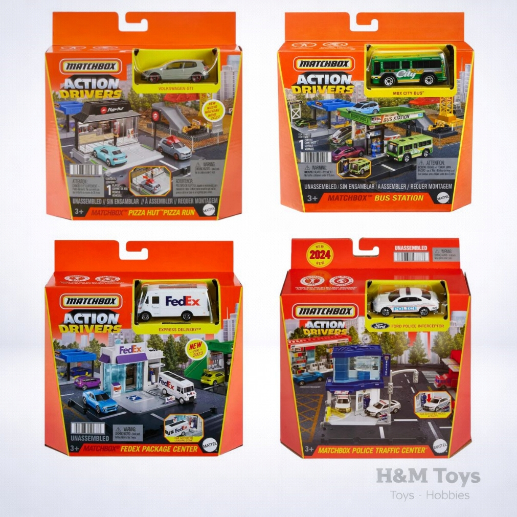 Jual Matchbox Action Drivers Playset Original Mattel Diecast 1:64 ...