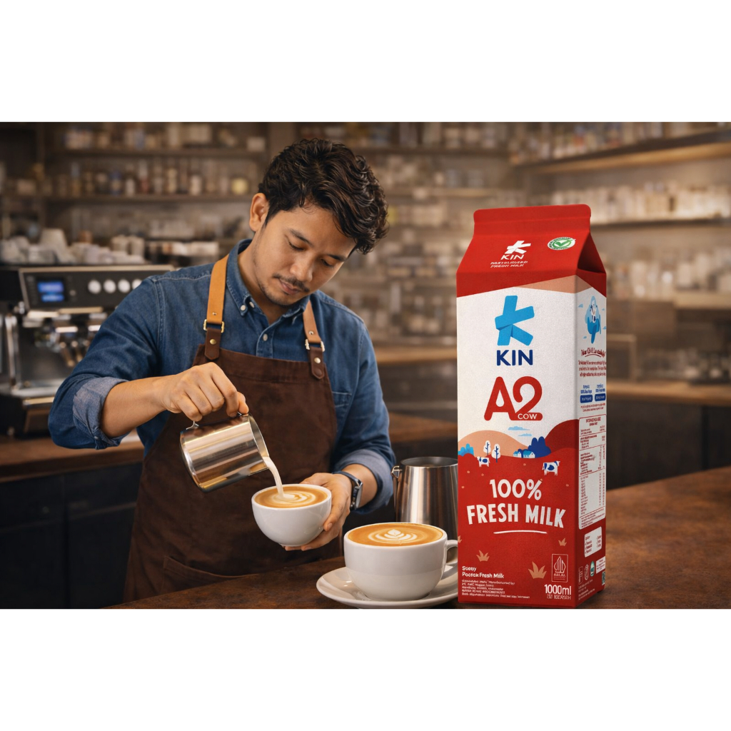 Jual susu KIN A2 Fresh Milk 1 Karton Tanpa Tutup | Shopee Indonesia