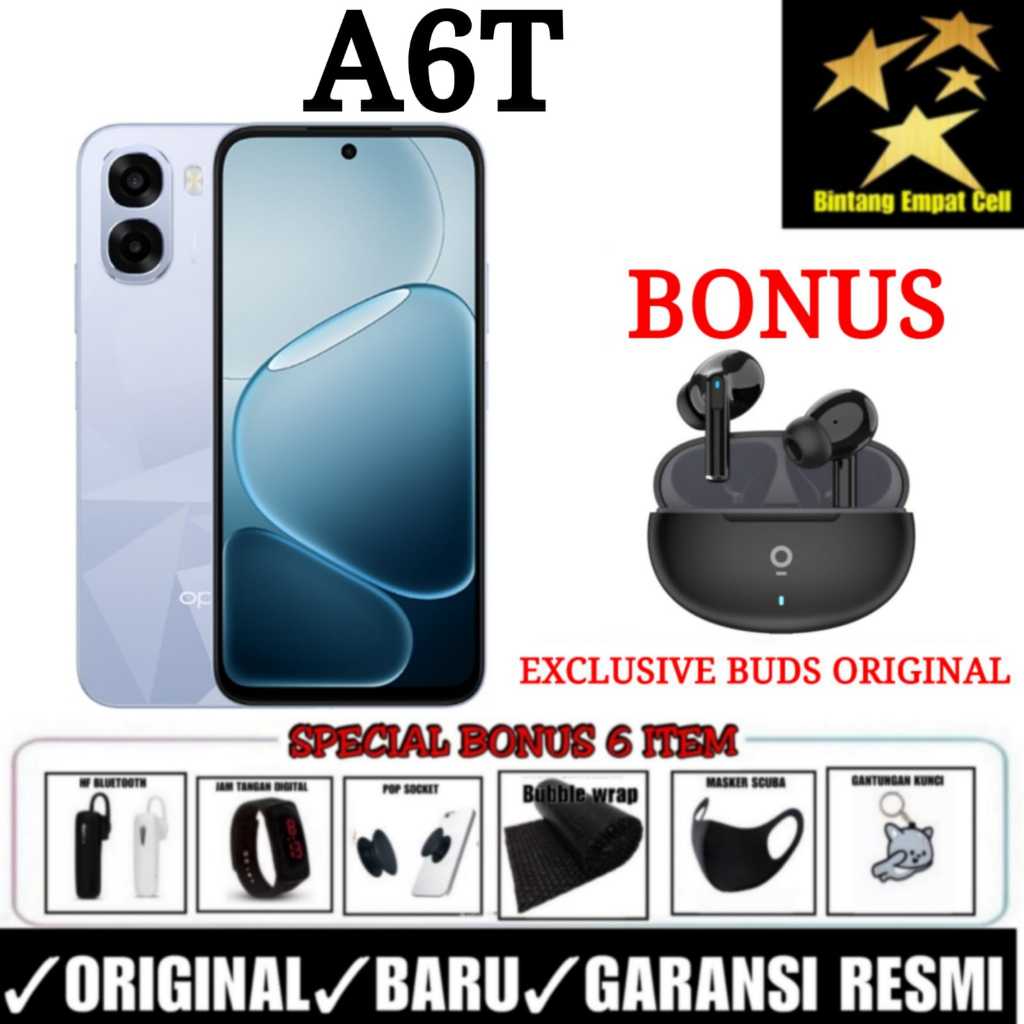 OPPO A6T 6/128 4/128 4/64 GARANSI RESMI