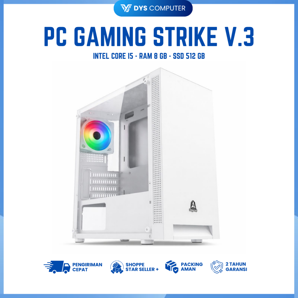 CPU Gaming Editing Core i5 Ram 16GB SSD 512GB Murah Bergaransi