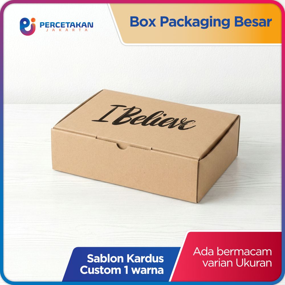Jual Sablon / Cetak Kardus Corrugated Ukuran BESAR | Die Cut | Kotak ...