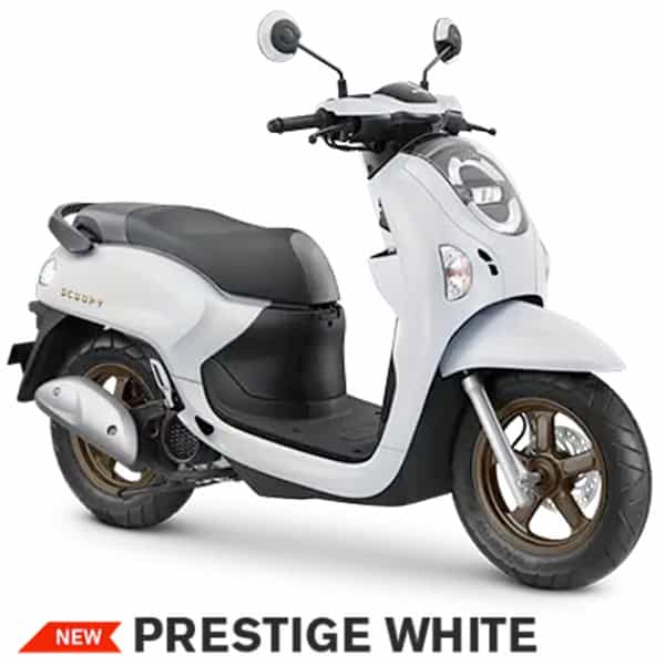 New Scoopy 2025 K2FP - Honda Ori Cover Batok Depan Atas / Handle Upper - Putih Doff / White Matte - 53205K2FNC0MPC