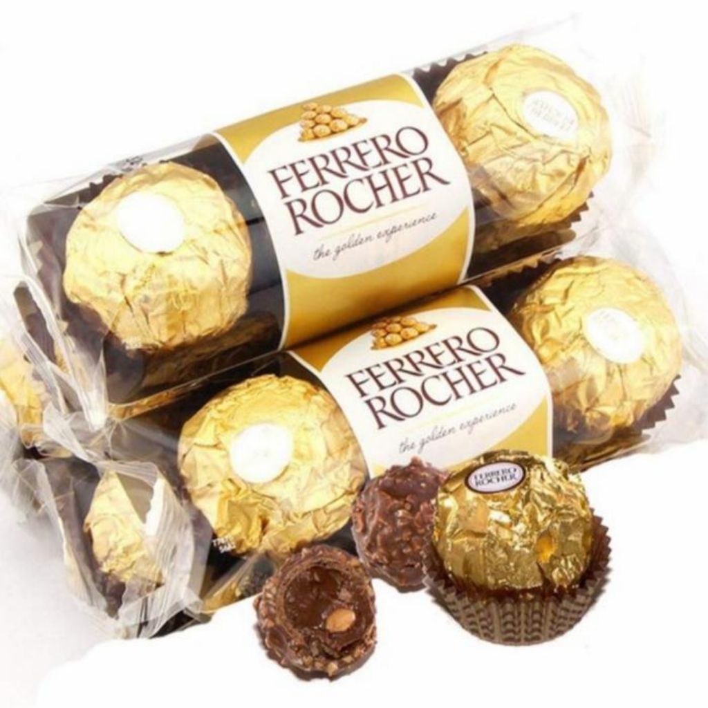 Jual Ferrero Rocher Cokelat Premium Isi 16 & 3 // Chocolate Premium ...