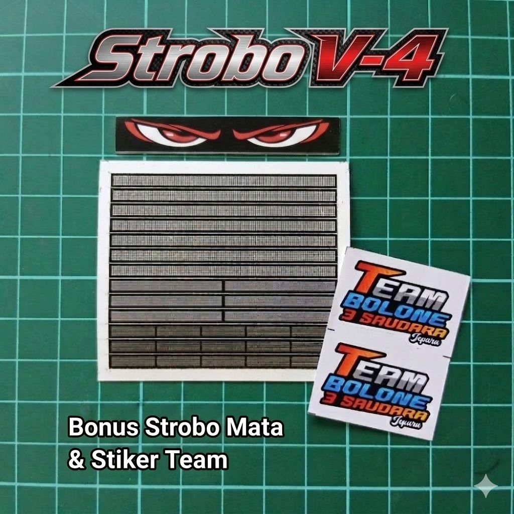Jual STROBO V1- V2 - V3 - V4 Miniatur BUS RKC_Stiker Cutting | Shopee ...