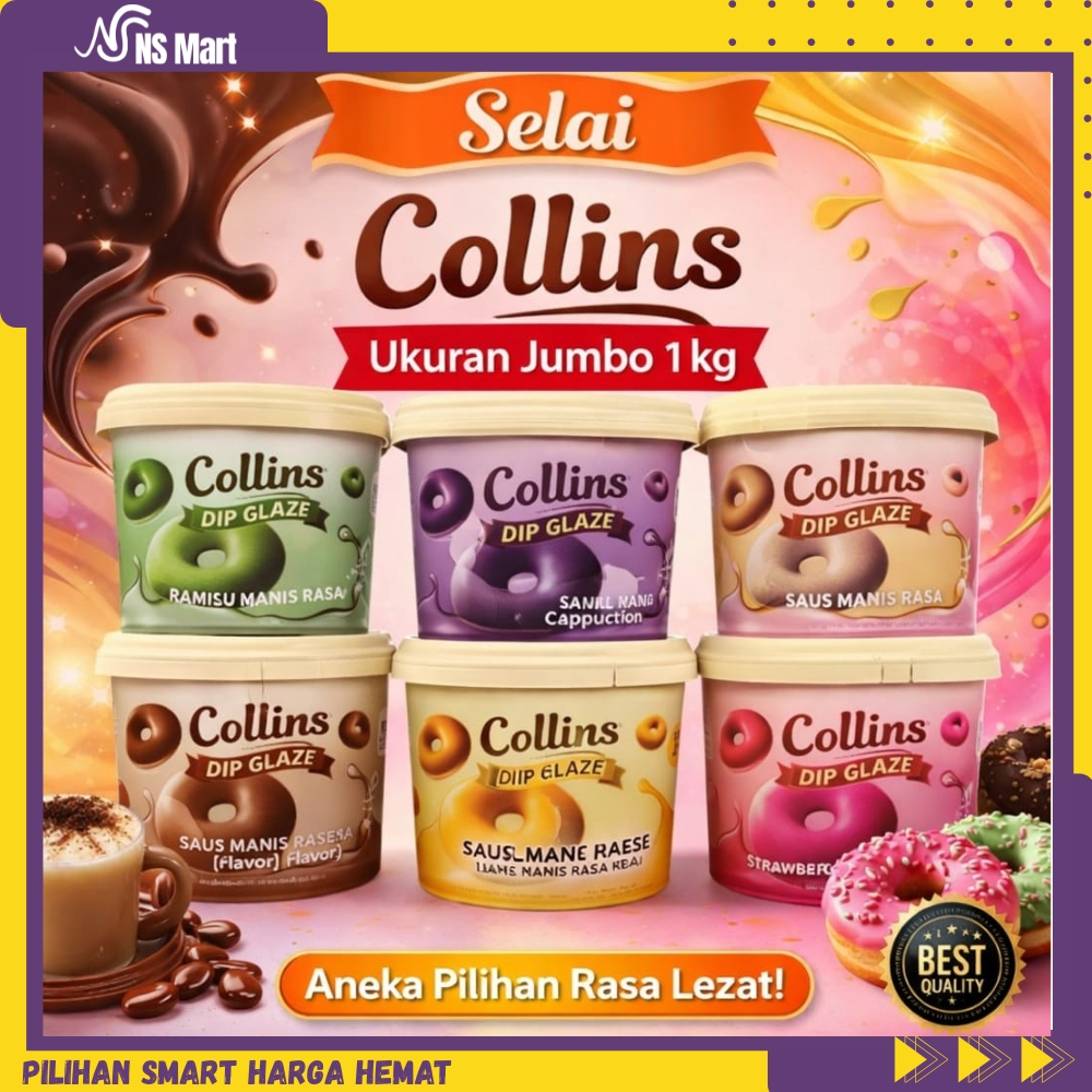 Jual Collins Choco Crunchy 1kg Selai Coklat Matcha Tiramisu | Shopee ...