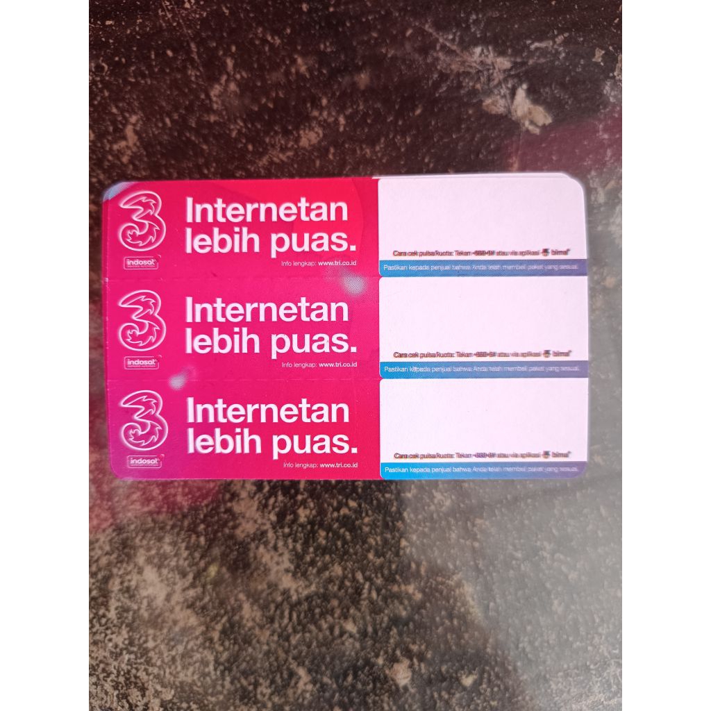 VOUCHER KOSONG TRI 50SN