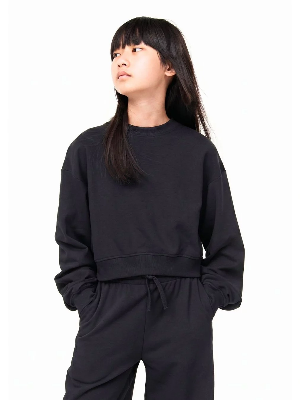 Sweater Bahan Terry Oversize Anak Junior ABG HM Oversized Sweatshirt for Kids - 2261