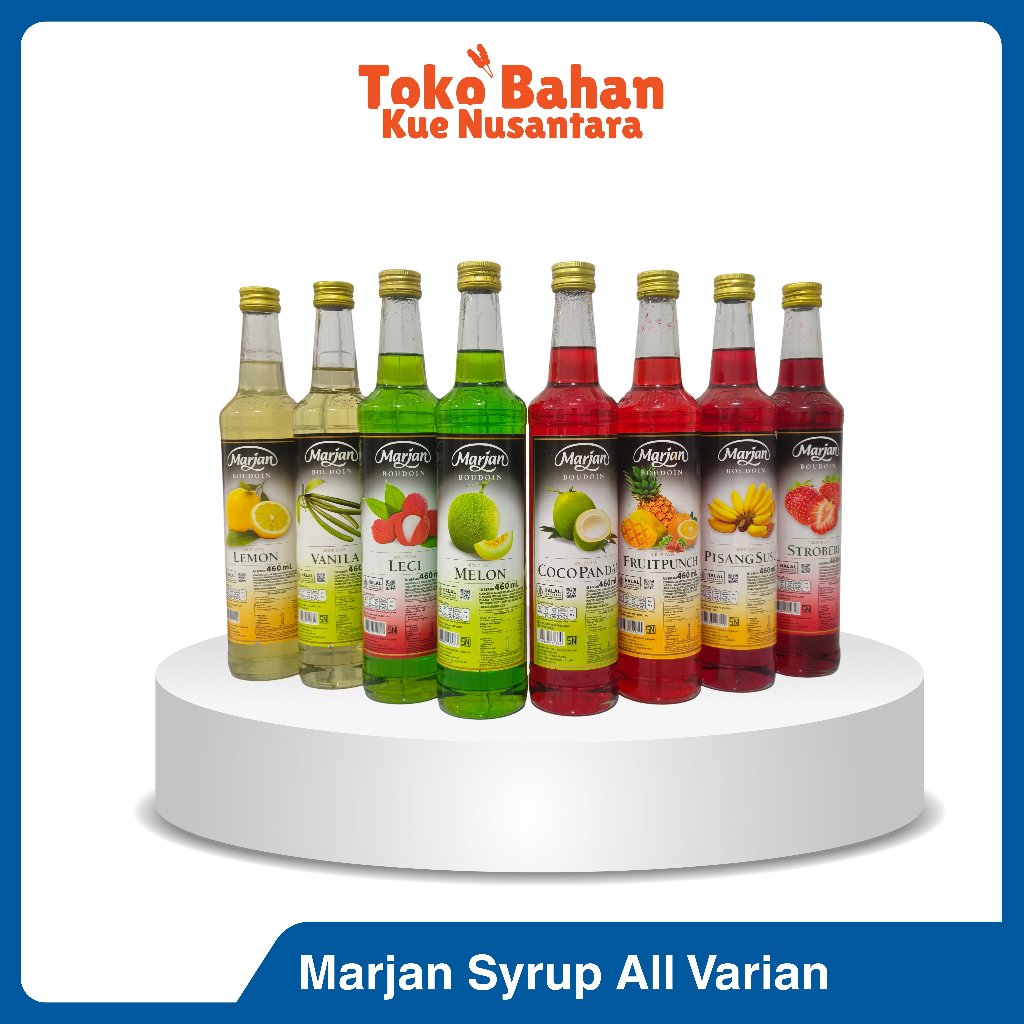 Jual Sirup Marjan 460ml All Varian | Sirup Rasa untuk Minuman Es ...