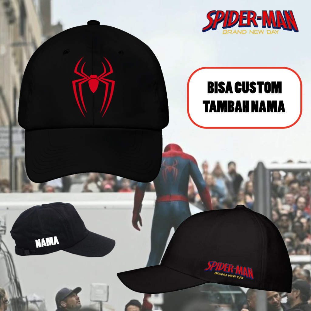Jual TOPI BASEBALL SPIDERMAN BRAND NEW DAY VIRAL MERCH (BISA CUSTOM ...