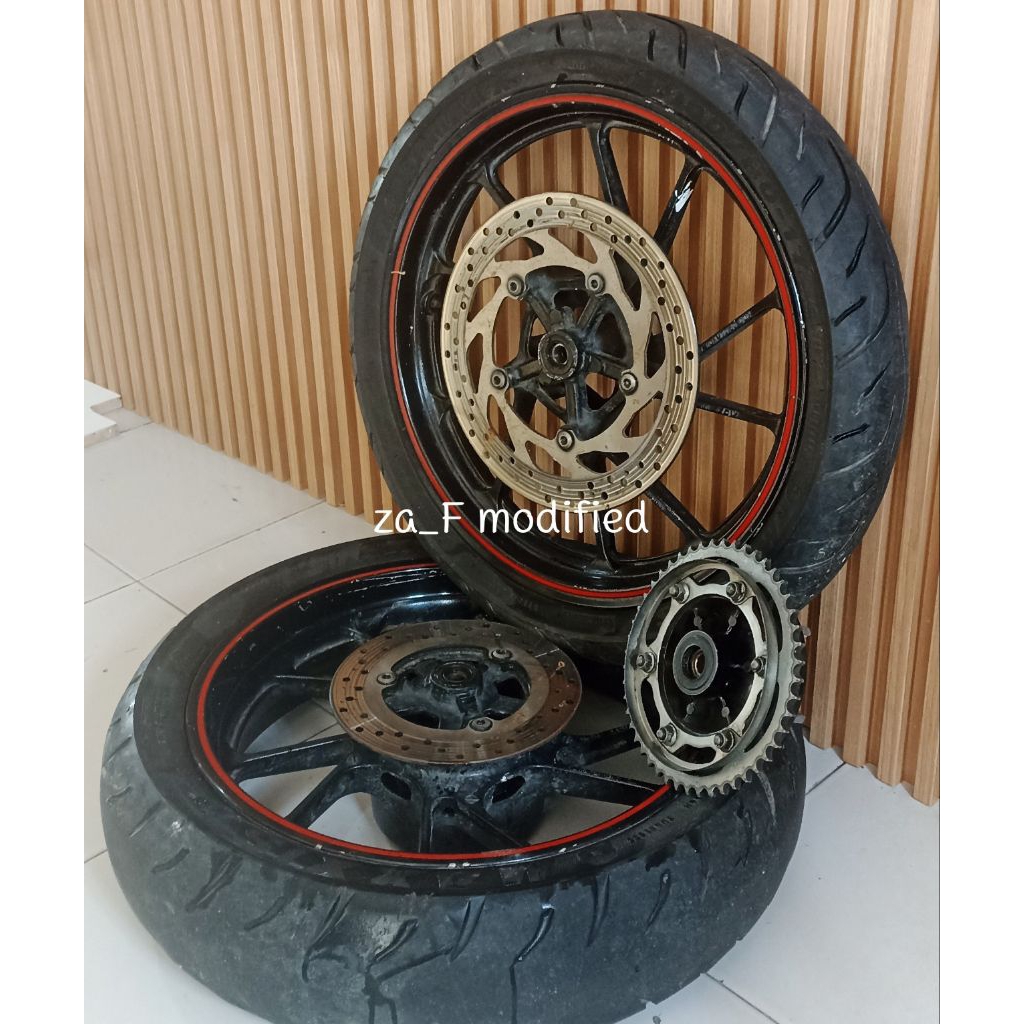 Jual velk velg r15 v3 vva depan belakang | Shopee Indonesia