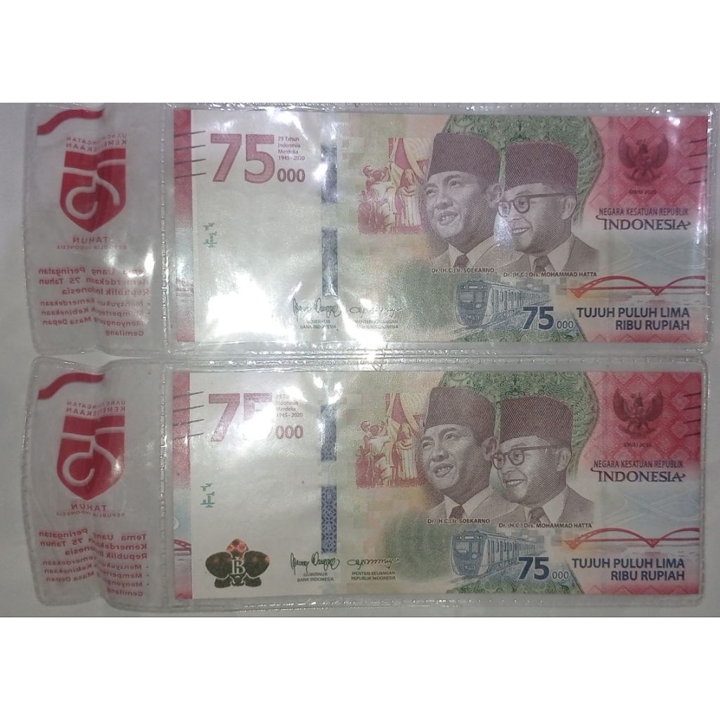 Jual Uang Kertas NKRI Rp 75 Ribu | Shopee Indonesia