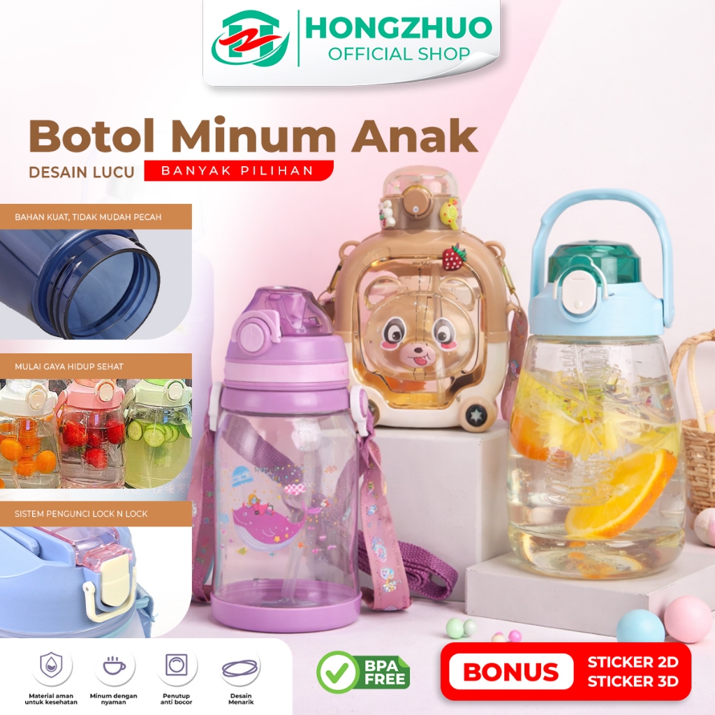 Jual [CLEARANCE SALE] Hongzhuo Tumbler Botol Minum Anak Bottle Tumblr ...