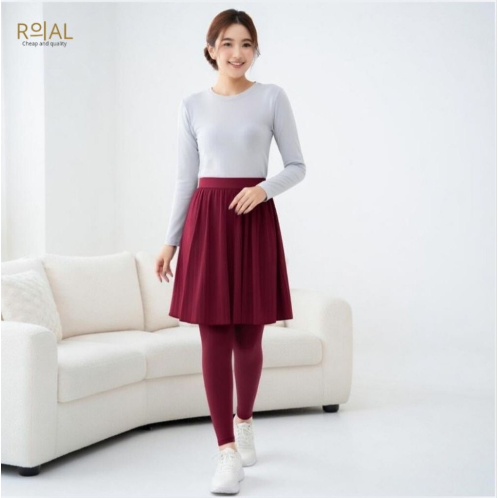 Jual Legging Rok Olahraga Wanita Skirt Sport Jogging Renang Sepeda Lari ...