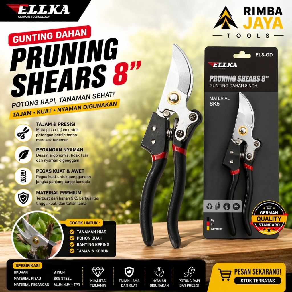 Jual RealTools Gunting Dahan SK5 35MM /Gunting Pohon Ranting /Gunting ...