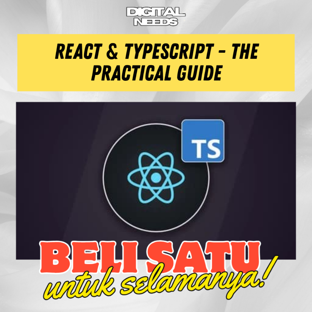 Jual [e-course] Belajar React and TypeScript The Practical Guide 2026 ...