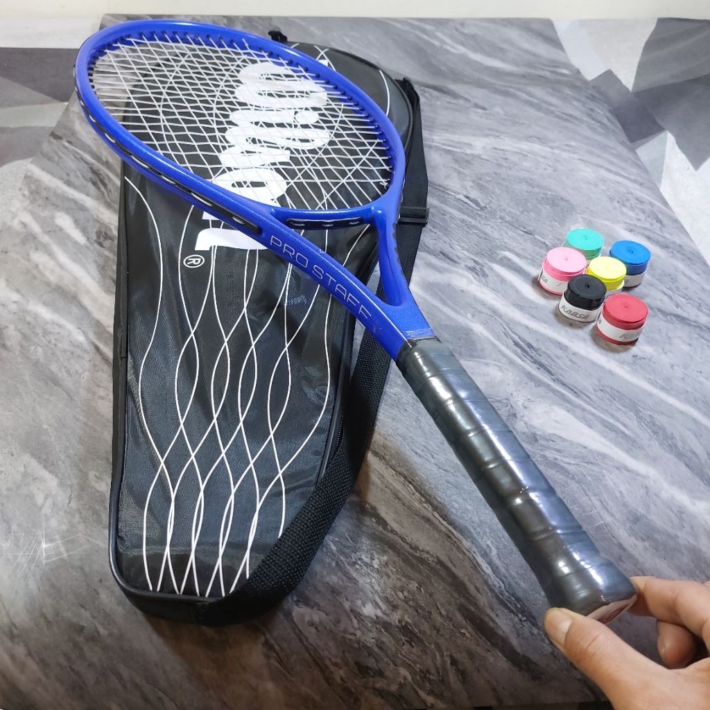 Jual RAKET TENIS WILSON PRO STAFF RF 97 COCOK BUAT PEMULA BARU MAIN ...