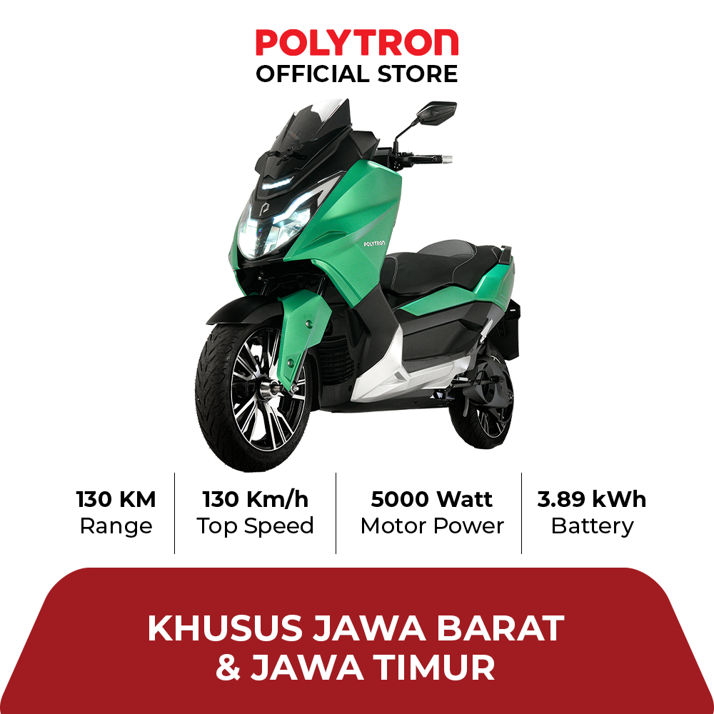 POLYTRON Fox 500 - Buy to Own - Electric Sepeda Motor Listrik - OTR Jawa Barat & Jawa Timur