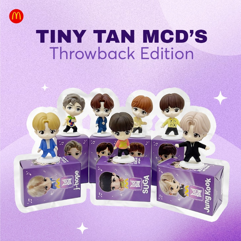 Jual MCD BTS Tiny Tan Throwback Edition | Shopee Indonesia