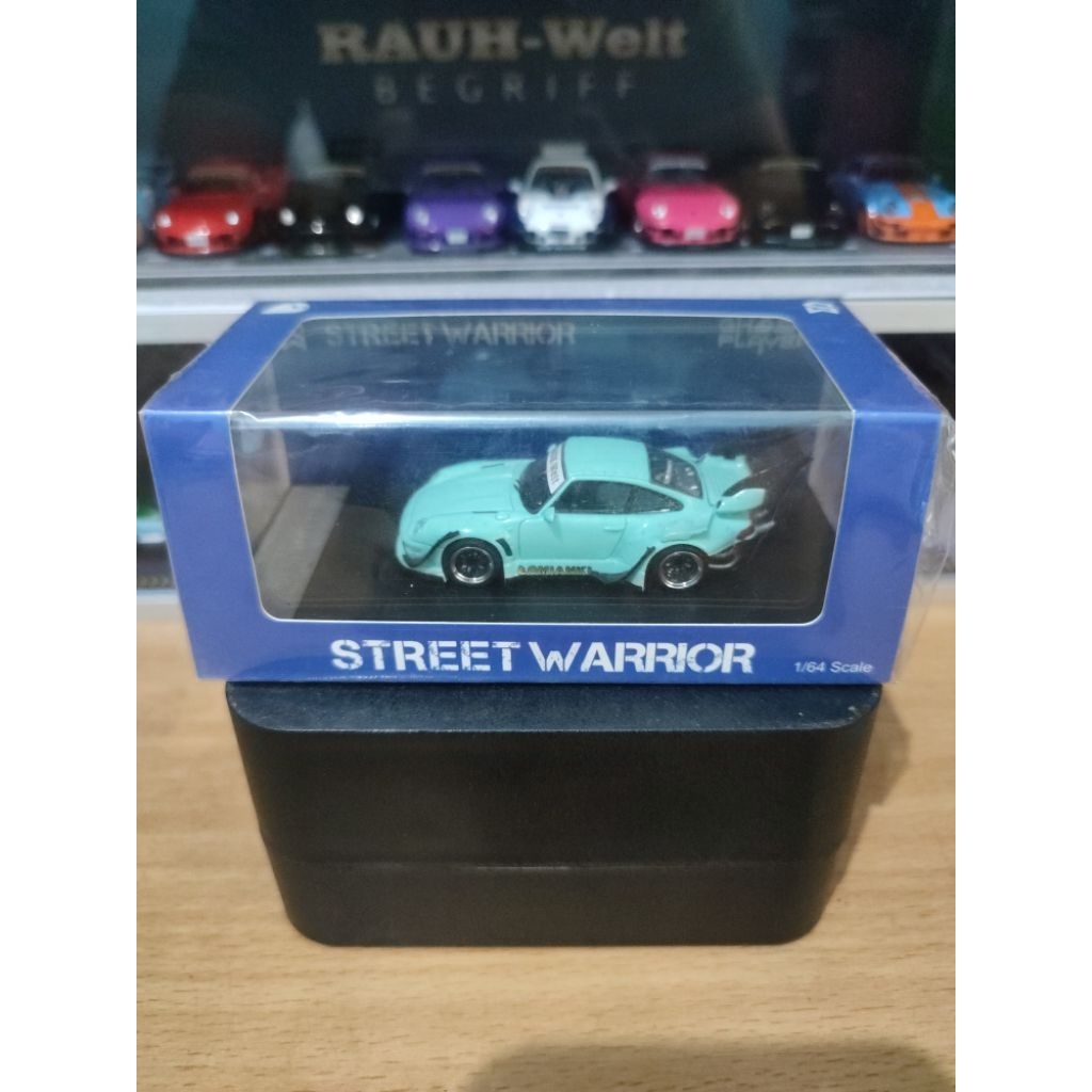Jual STREET WARRIOR PORSCHE RWB LOMIANKI GREEN LOOSE BASE BOX ADA ...
