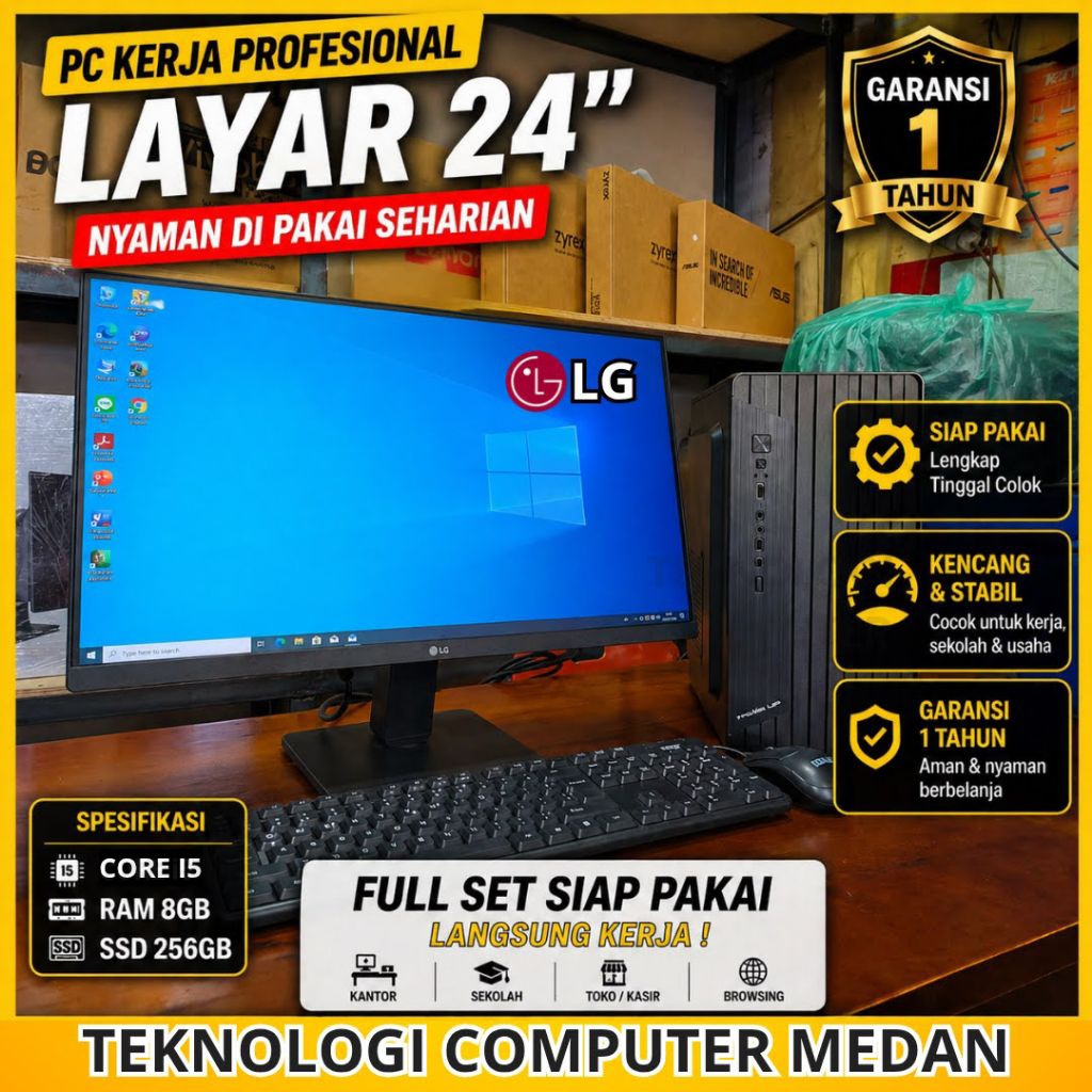 Jual Core i5 | Full Set 24