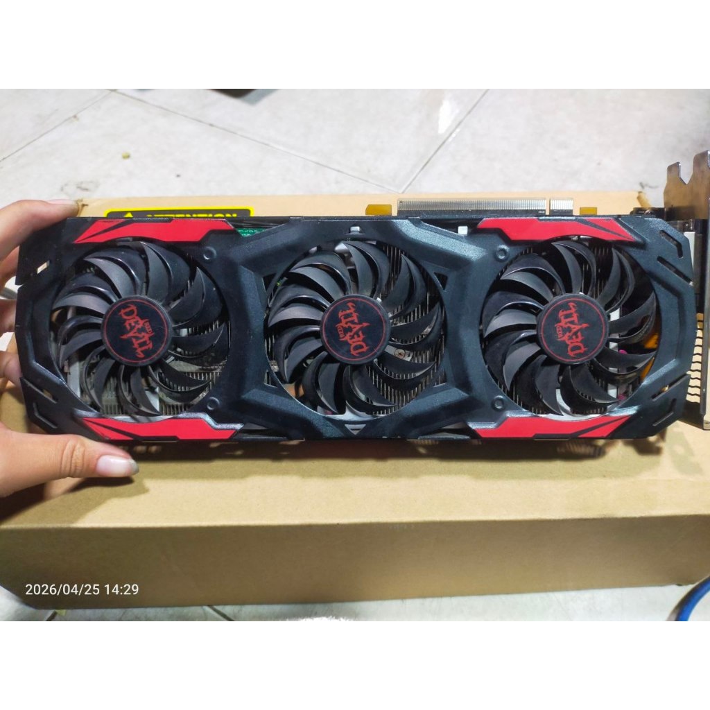 Jual GPU VGA PowerColor Red Devil RX 480 8GB GDDR5 – No Box –GRAFIK ...