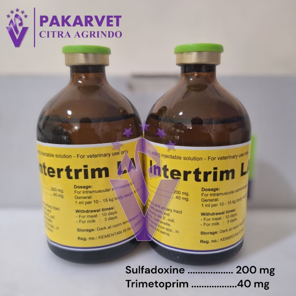 Jual Intertrim LA 100ml untuk Mengobati Infeksi Saluran Pernafasan ...