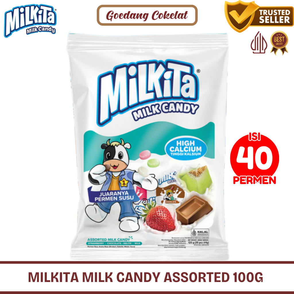 Jual Milkita Permen Susu Mix Assorted 1 Bag - Milk Candy Tinggi Kalsium ...