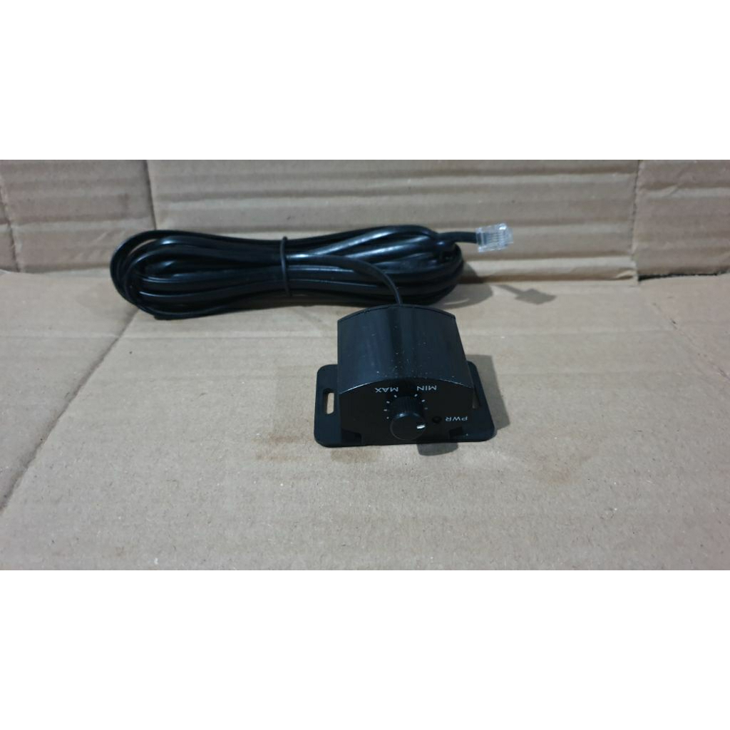Jual remote bass control power monoblock class d socket 4pin like new ...