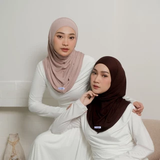 NARAYA - Bergo Instan Rayon Karet Dagu S |Hijab Padel Rayon Tencel Karet Dagu