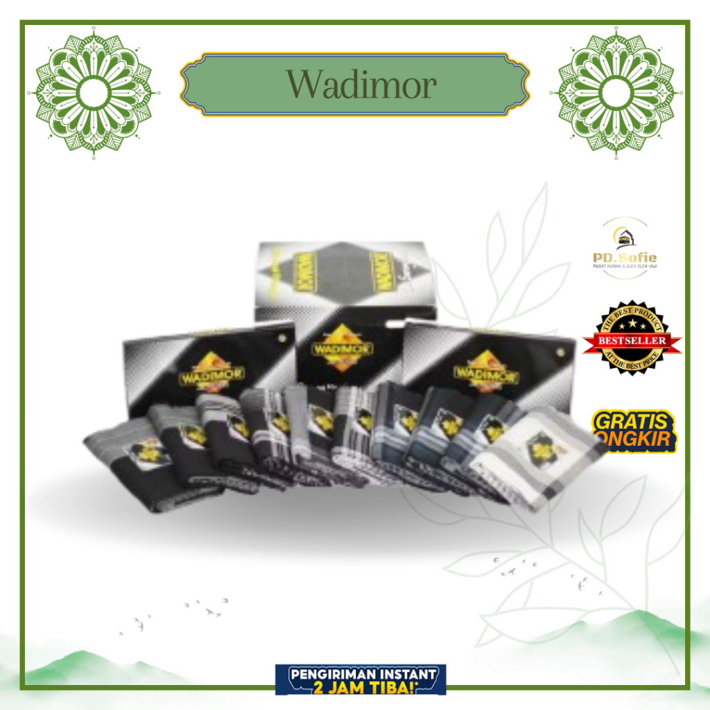 sarung wadimor 1 dus isi 10 Pcs | peralatan shalat