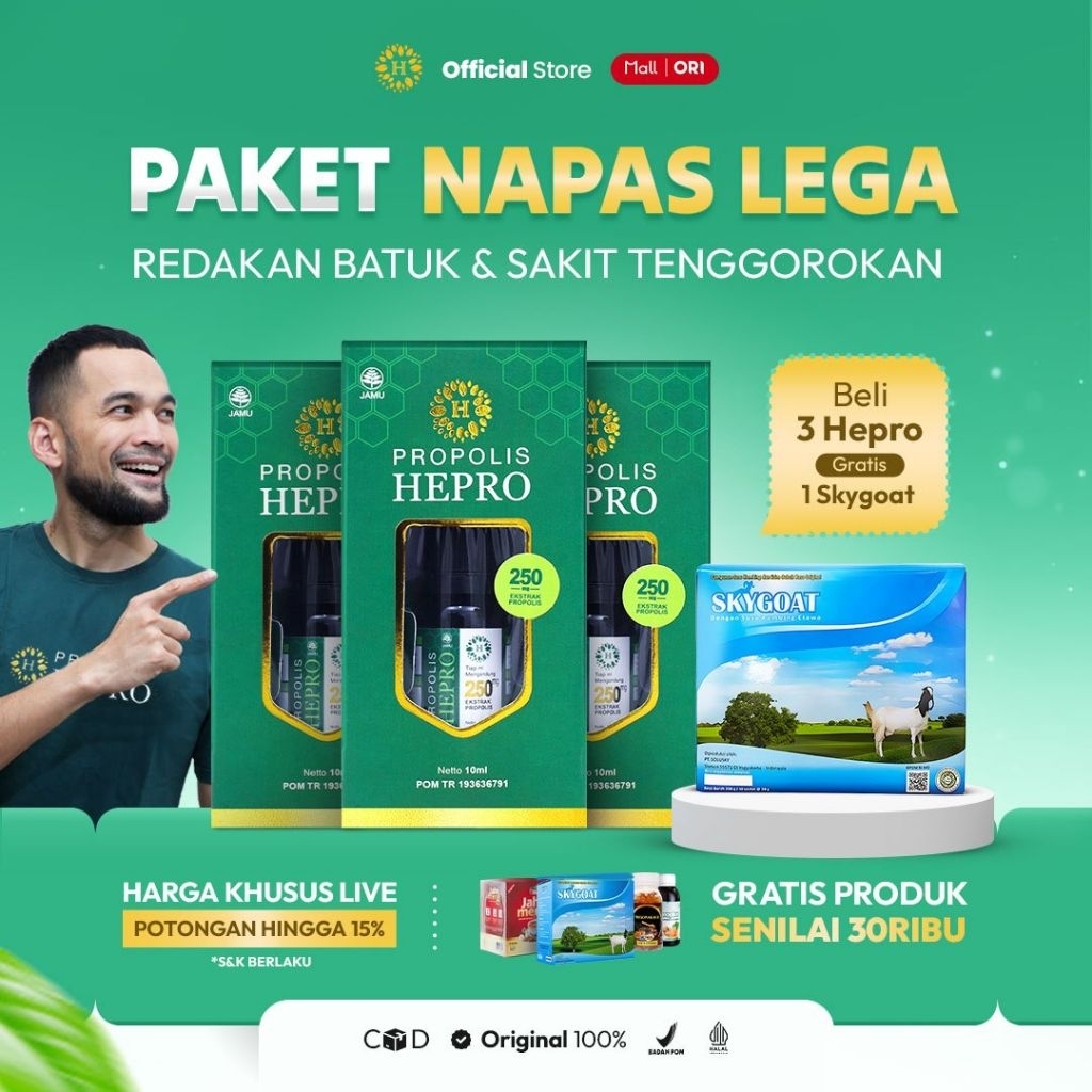 PROPOLIS HEPRO - Beli 3 HEPRO gratis 1 SKYGOAT